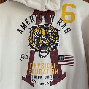 American Rag White Hoodie with Logo